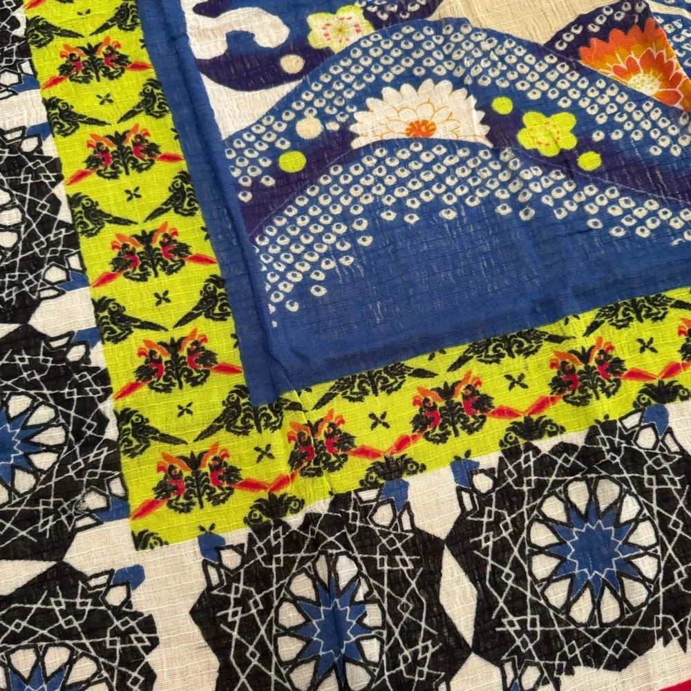 Oversized Asian Inspired Scarf